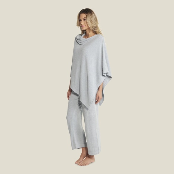 Barefoot Dreams Sweaters - Barefoot Dreams Cozychic Ultra Lite Poncho in Blue Water